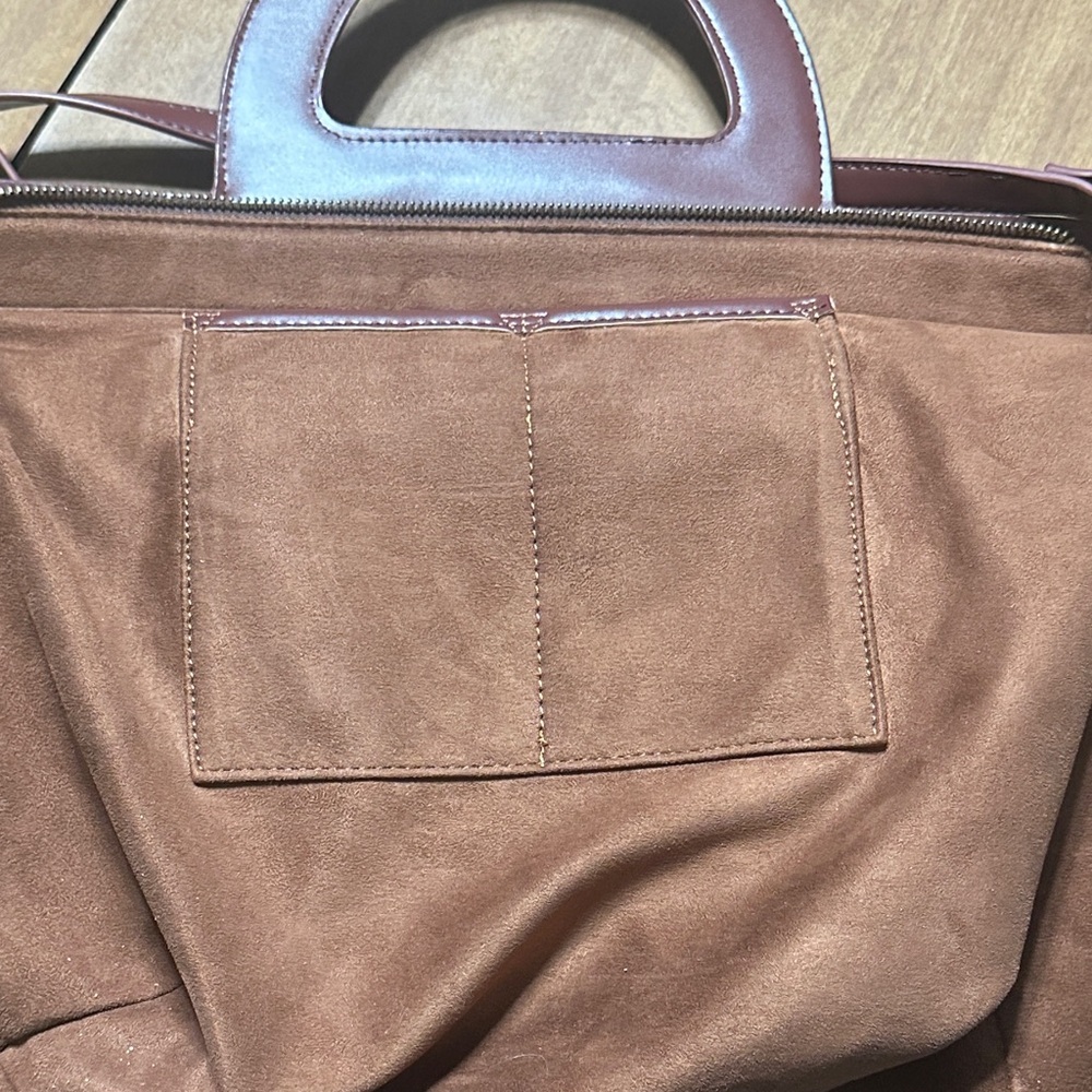 Faux Suede-Style Brown Bag – Soft Texture & Boho Charm - Picture 11 of 11